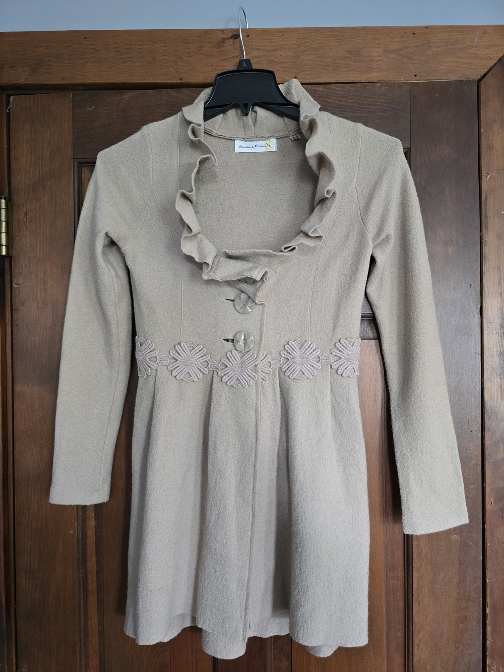 Charlie & Robin 100% Wool Jacket. Classy Xs